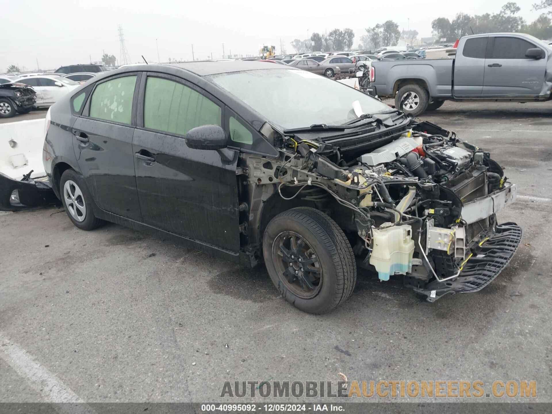 JTDKN3DU0C1521405 TOYOTA PRIUS 2012