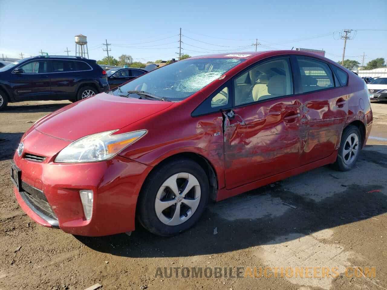 JTDKN3DU0C1537216 TOYOTA PRIUS 2012