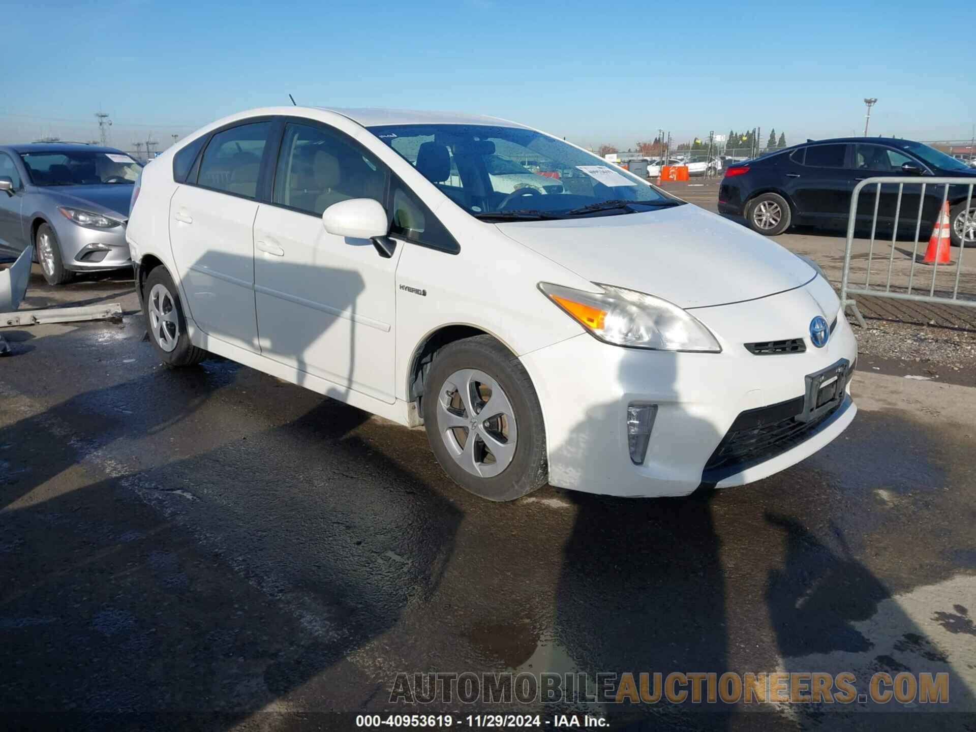 JTDKN3DU0C1592359 TOYOTA PRIUS 2012