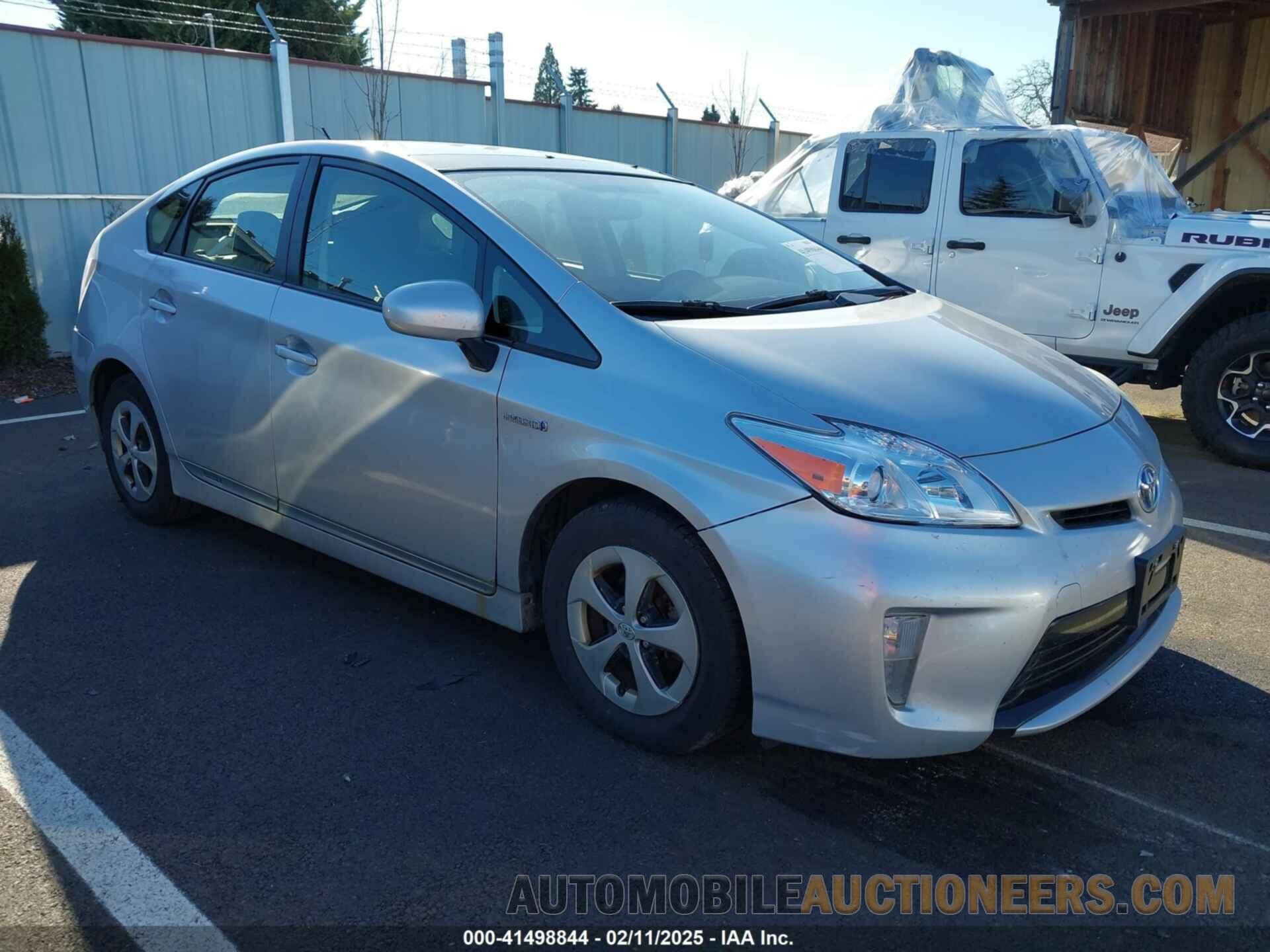 JTDKN3DU0C5414251 TOYOTA PRIUS 2012