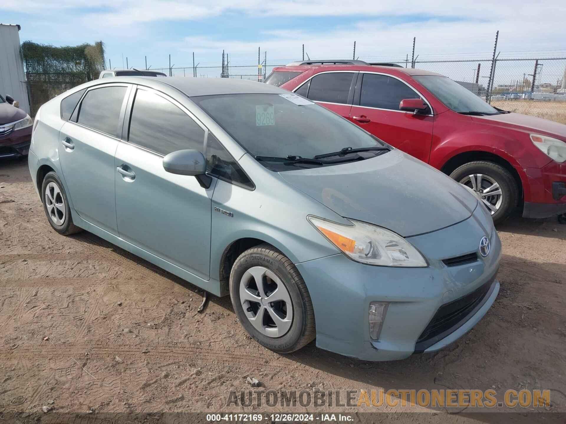 JTDKN3DU0C5429154 TOYOTA PRIUS 2012