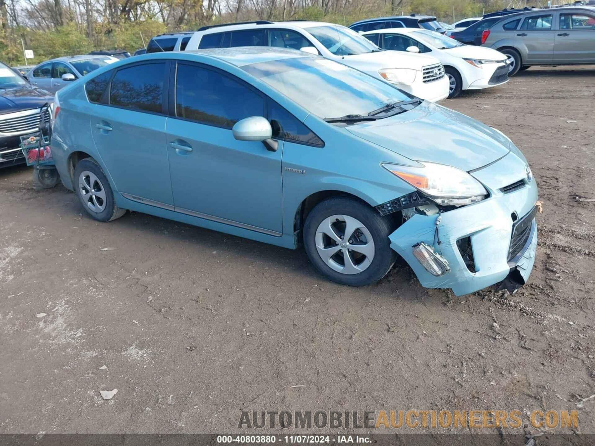 JTDKN3DU0C5436766 TOYOTA PRIUS 2012