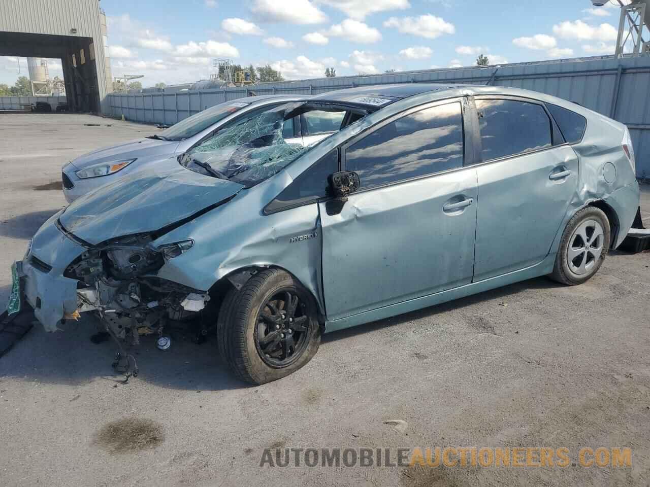 JTDKN3DU0C5437187 TOYOTA PRIUS 2012