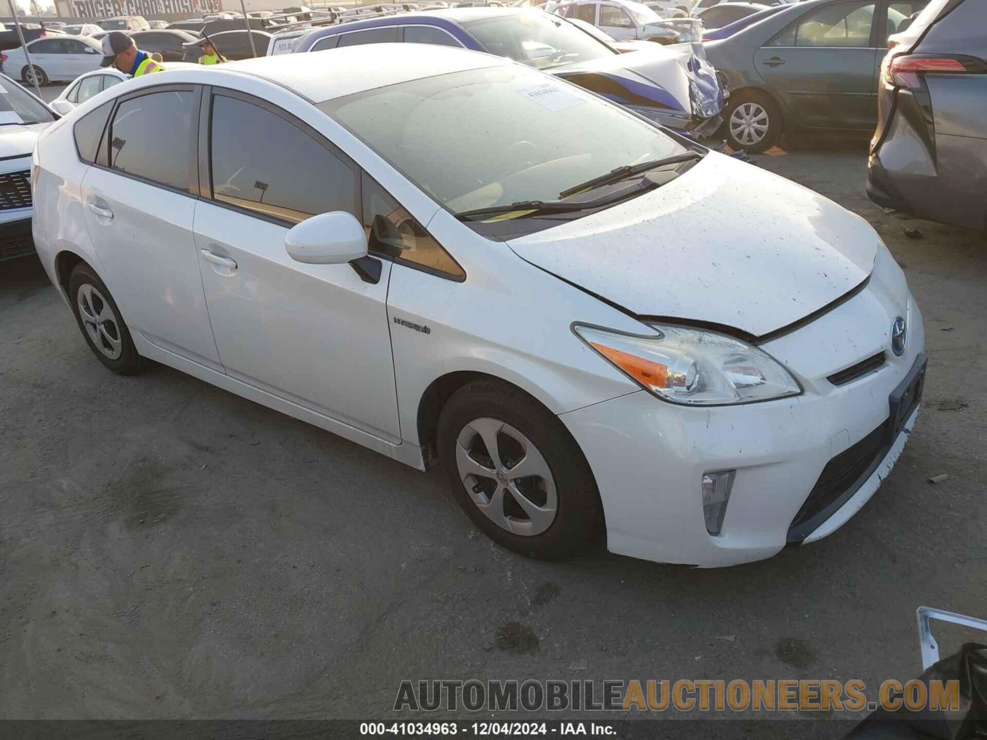 JTDKN3DU0D0353207 TOYOTA PRIUS 2013