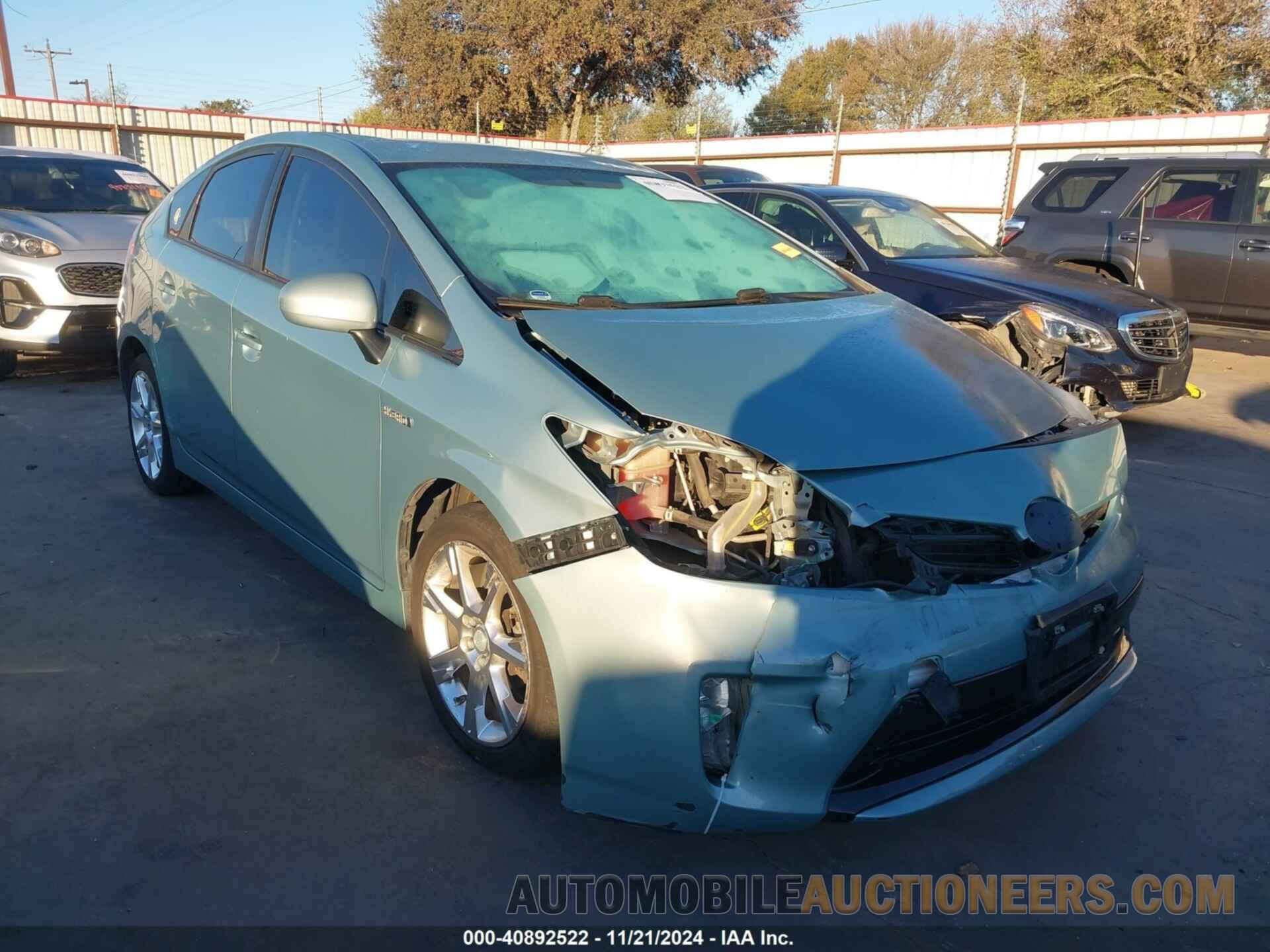 JTDKN3DU0D1711349 TOYOTA PRIUS 2013