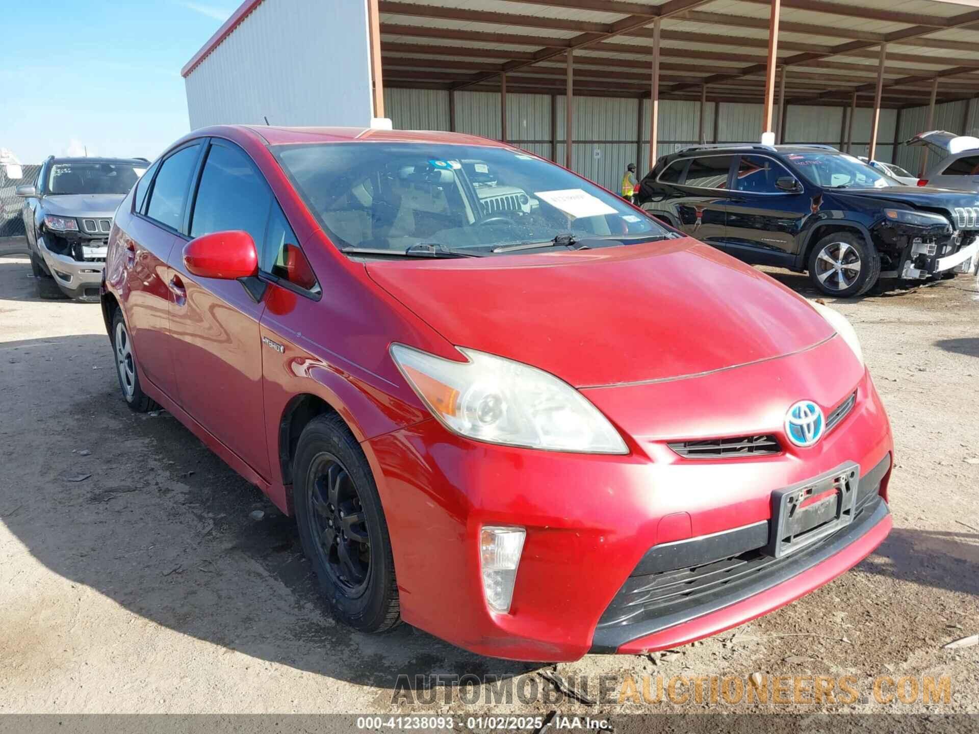 JTDKN3DU0D5633258 TOYOTA PRIUS 2013