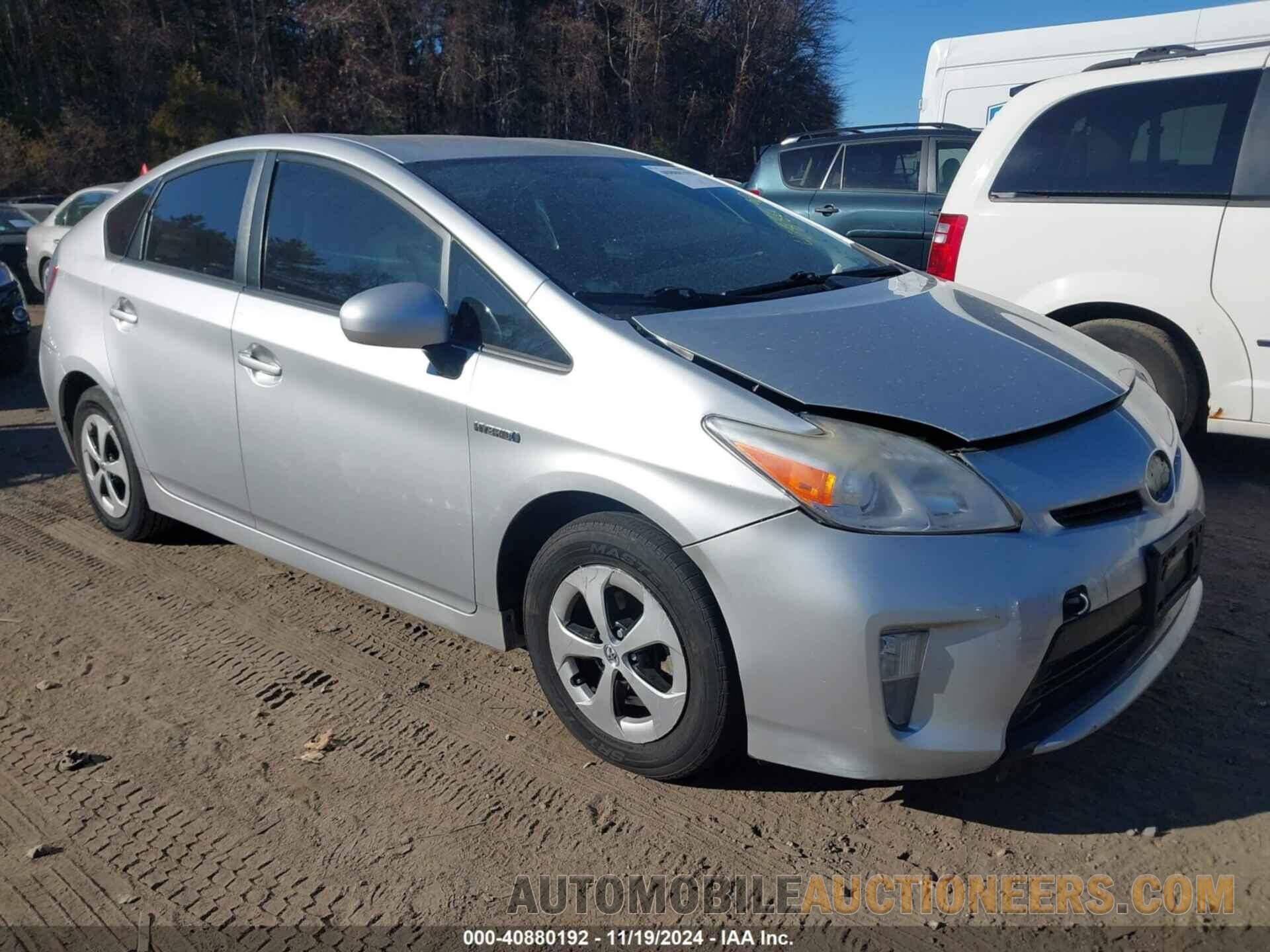 JTDKN3DU0D5645328 TOYOTA PRIUS 2013