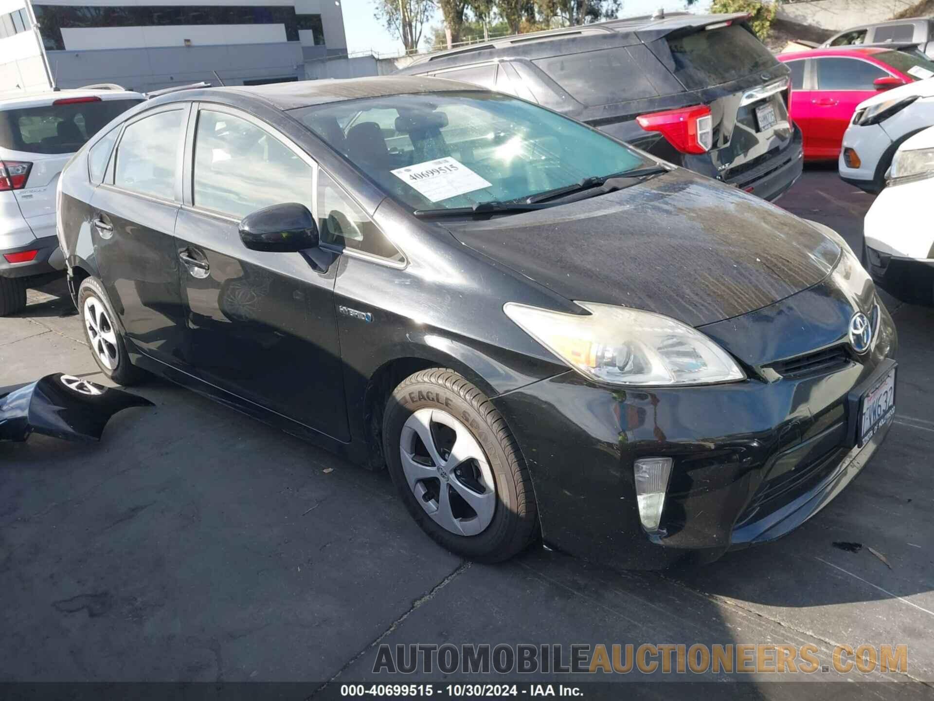 JTDKN3DU0E0358182 TOYOTA PRIUS 2014