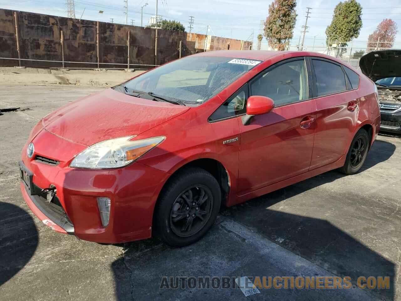 JTDKN3DU0E0391232 TOYOTA PRIUS 2014