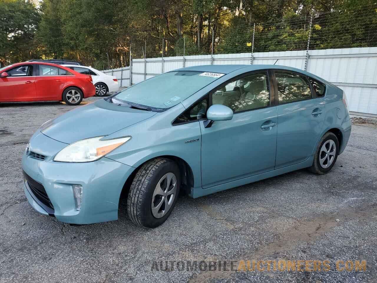 JTDKN3DU0E1855579 TOYOTA PRIUS 2014