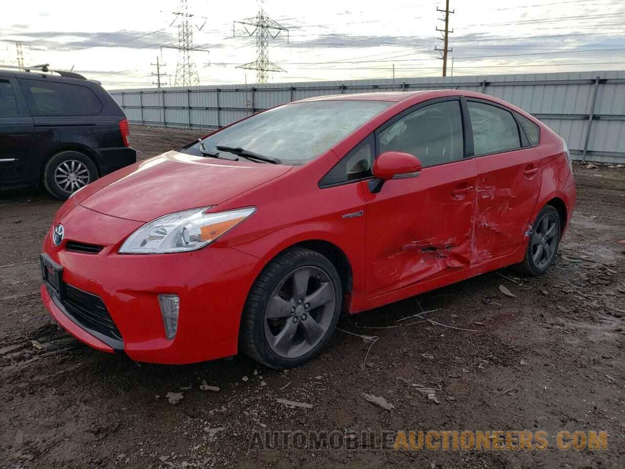 JTDKN3DU0F0398179 TOYOTA PRIUS 2015