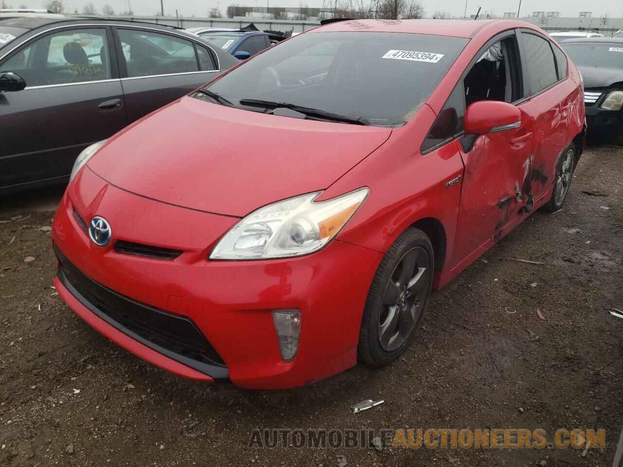 JTDKN3DU0F0401453 TOYOTA PRIUS 2015