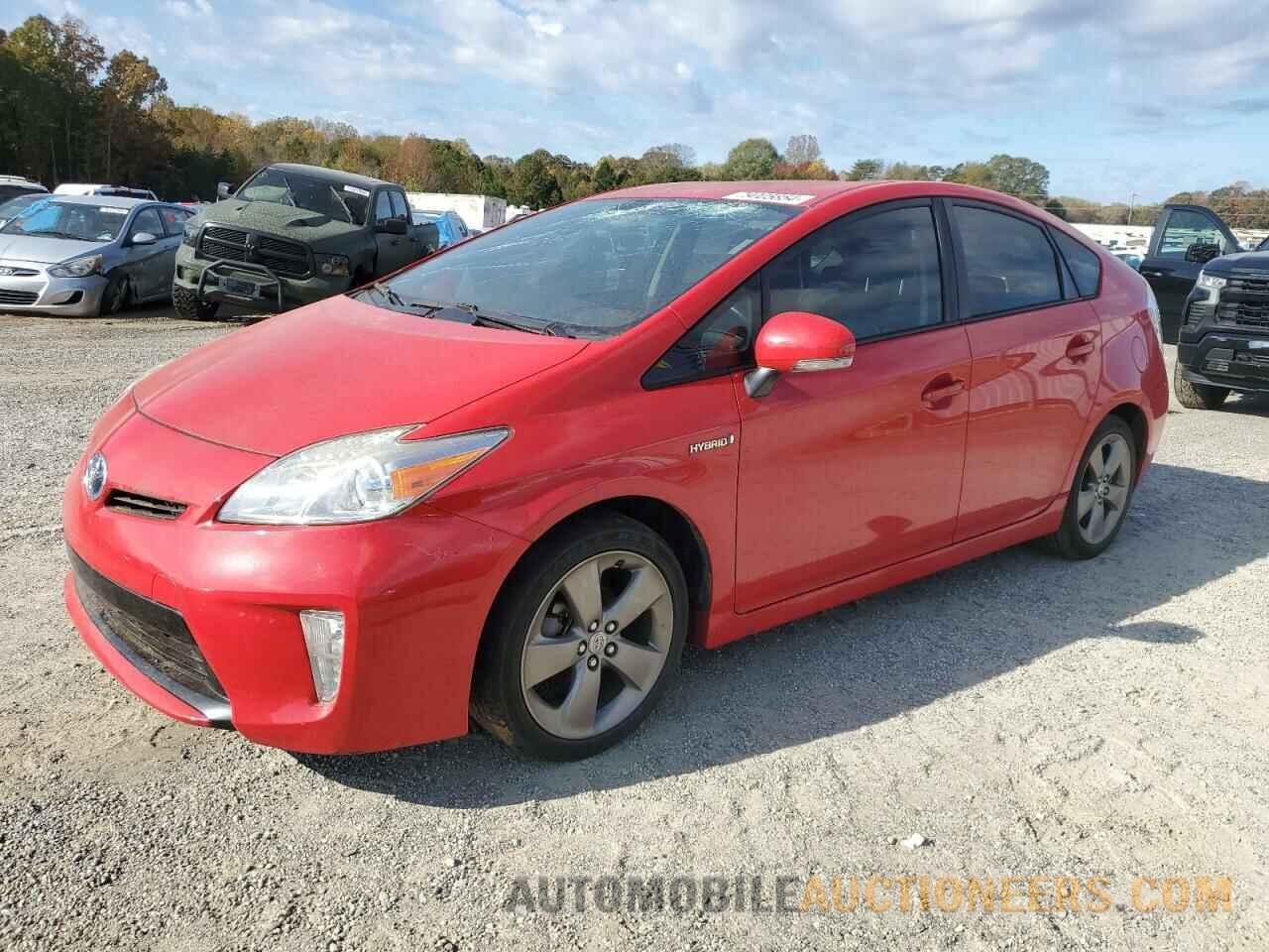 JTDKN3DU0F0421296 TOYOTA PRIUS 2015