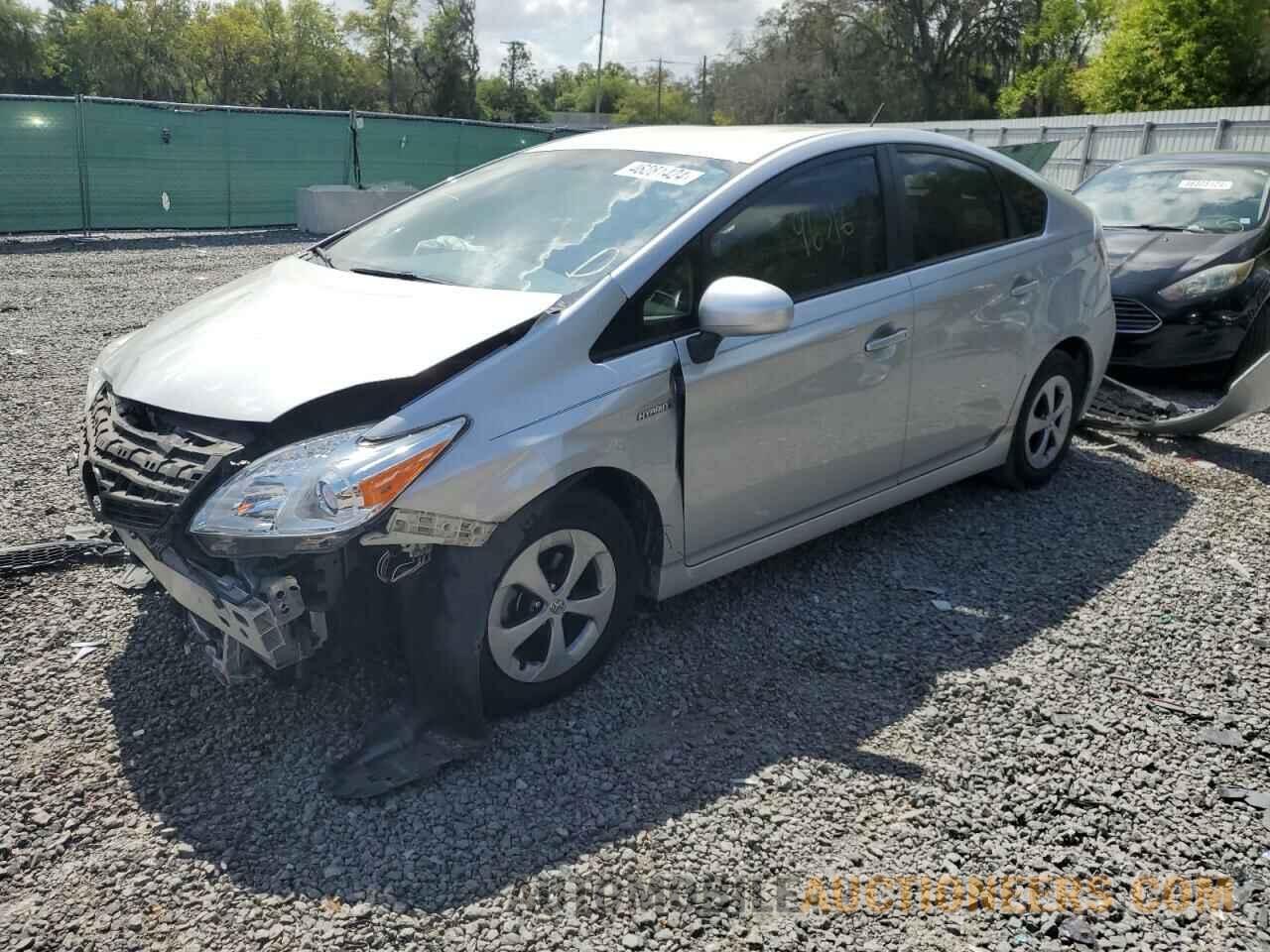 JTDKN3DU0F0422822 TOYOTA PRIUS 2015