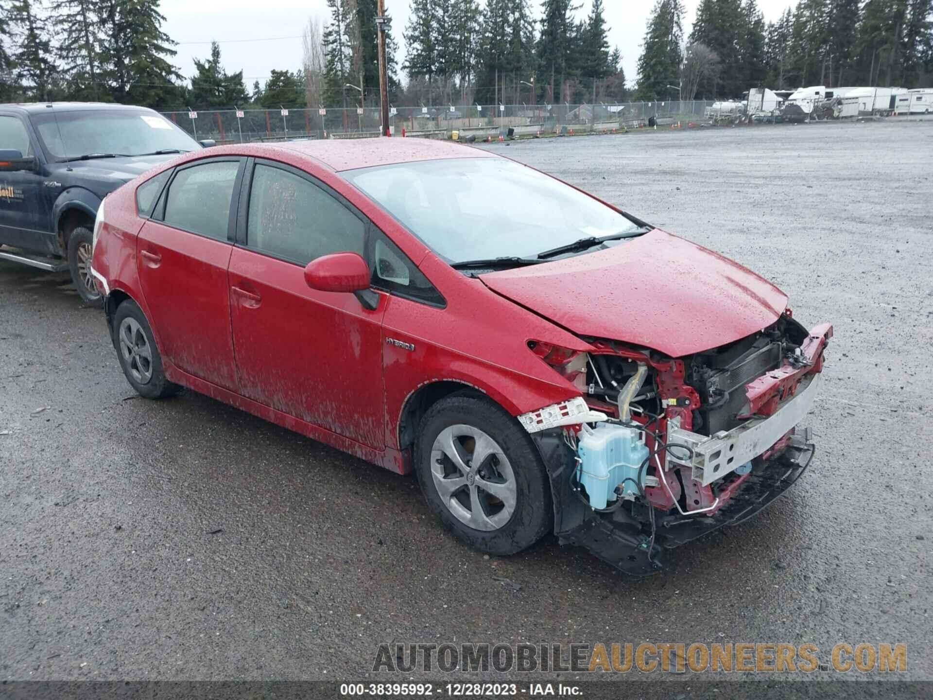 JTDKN3DU0F0428779 TOYOTA PRIUS 2015