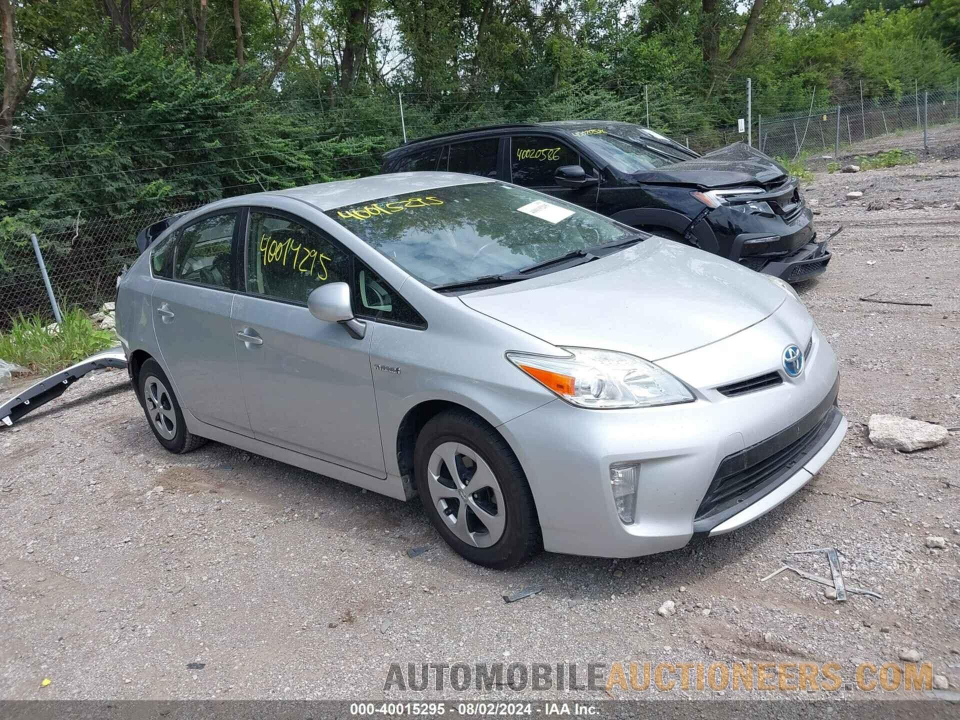 JTDKN3DU0F0430872 TOYOTA PRIUS 2015