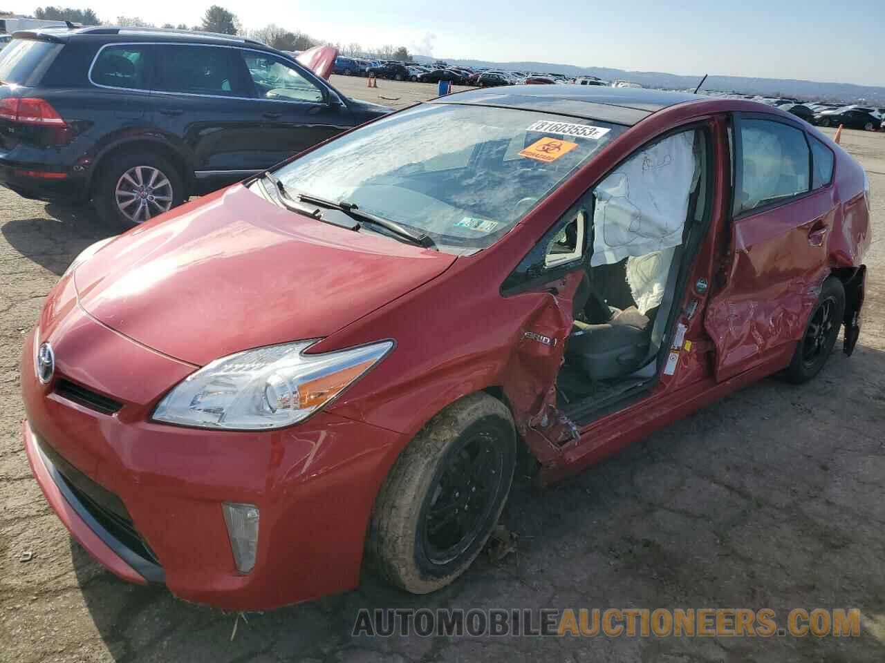 JTDKN3DU0F0434548 TOYOTA PRIUS 2015