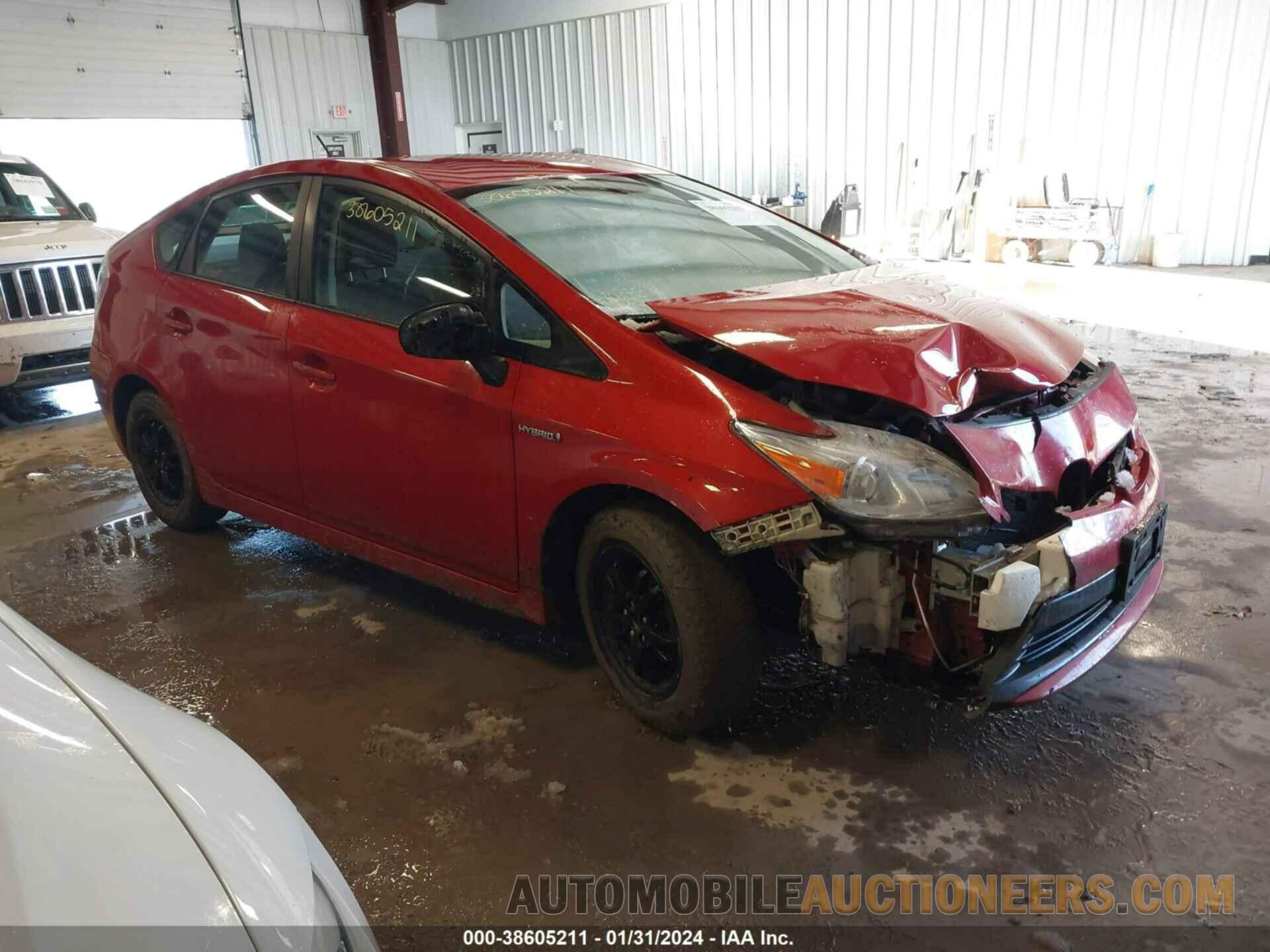 JTDKN3DU0F0449065 TOYOTA PRIUS 2015