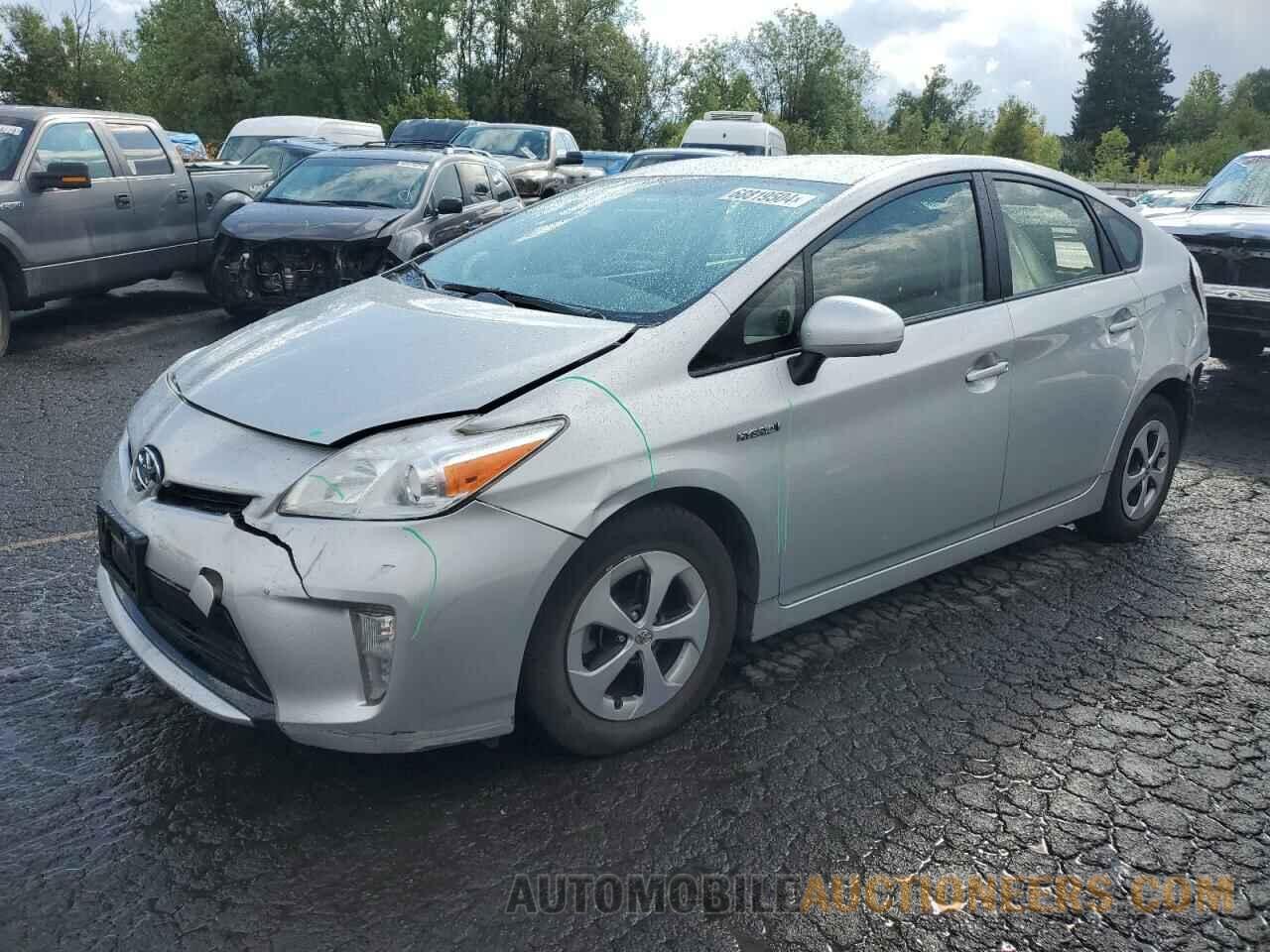 JTDKN3DU0F0461958 TOYOTA PRIUS 2015