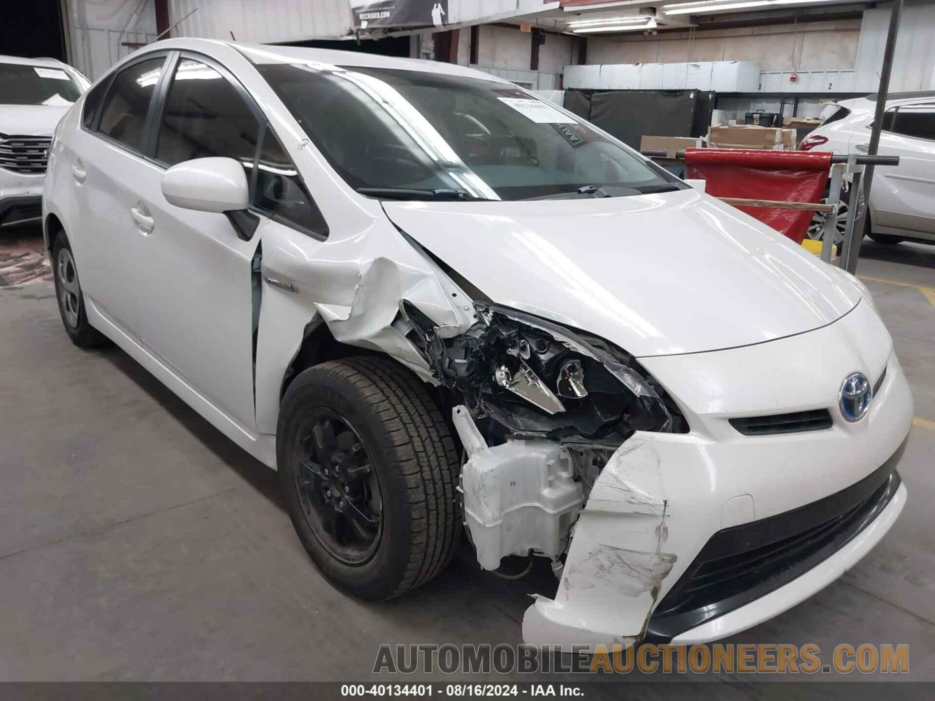 JTDKN3DU0F0478498 TOYOTA PRIUS 2015