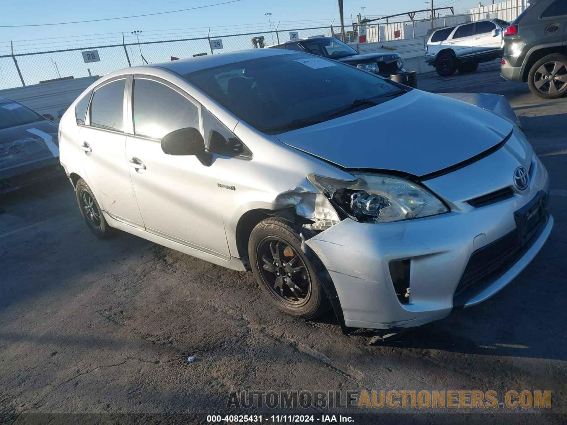 JTDKN3DU0F1880516 TOYOTA PRIUS 2015