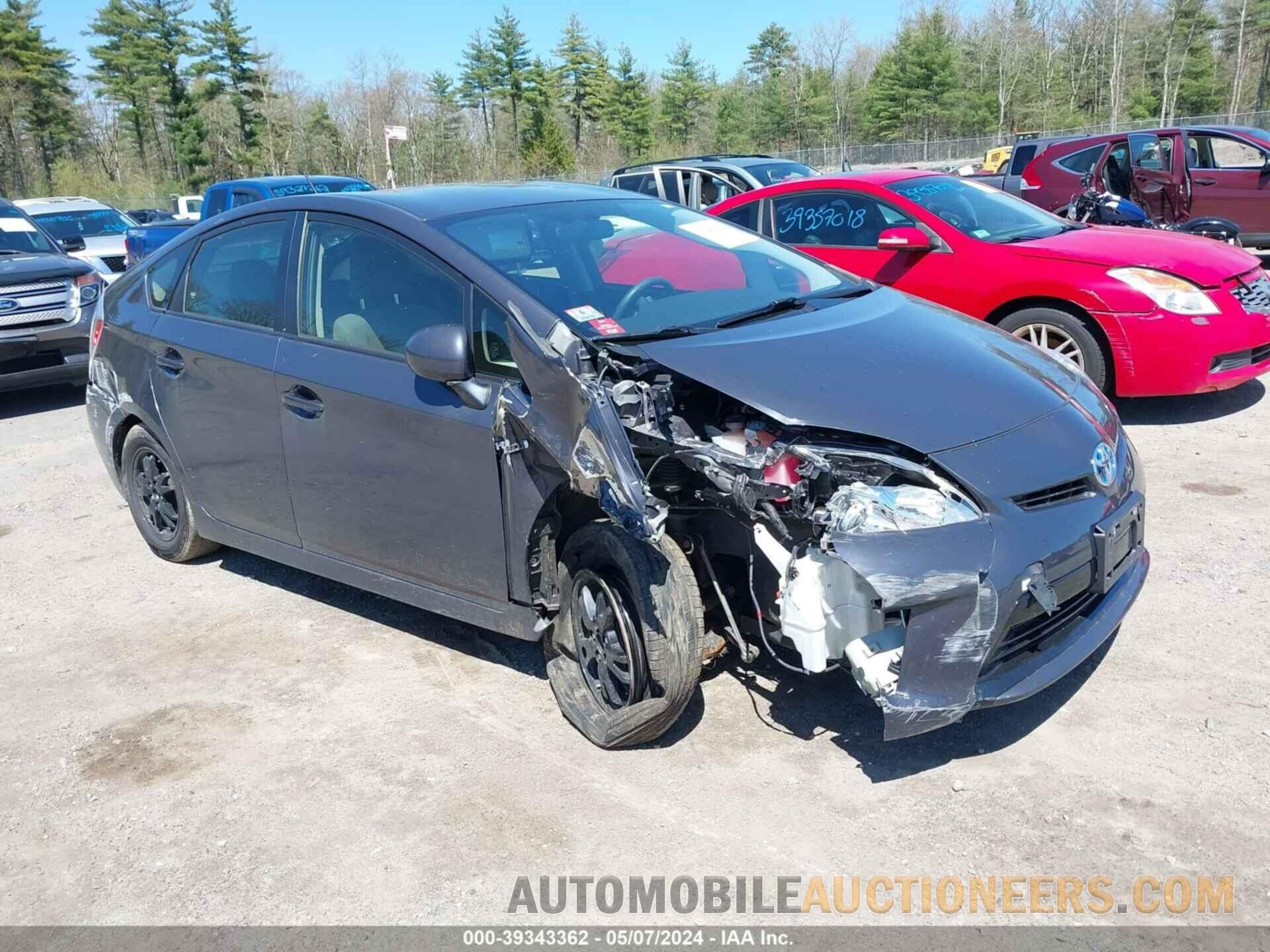 JTDKN3DU0F1880659 TOYOTA PRIUS 2015