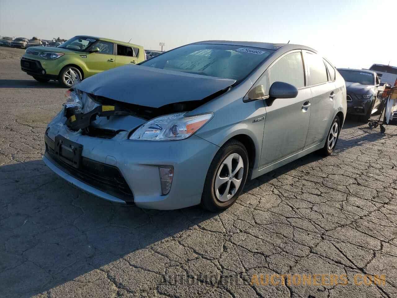 JTDKN3DU0F1883769 TOYOTA PRIUS 2015