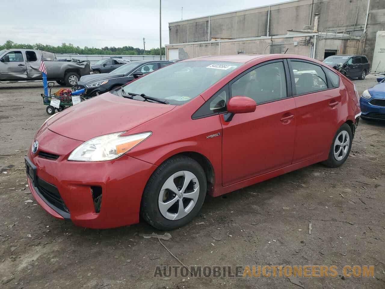 JTDKN3DU0F1889653 TOYOTA PRIUS 2015