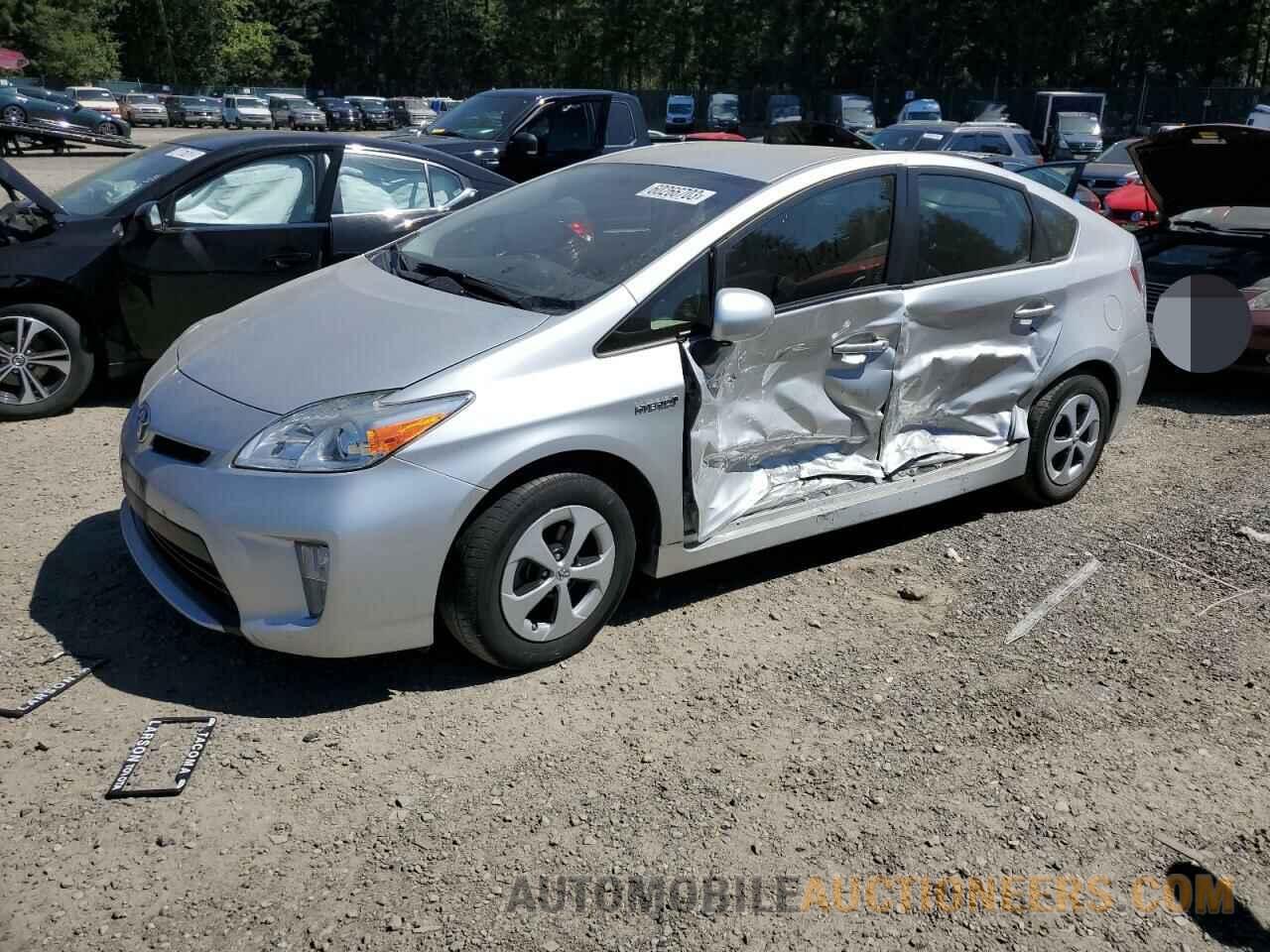 JTDKN3DU0F1895677 TOYOTA PRIUS 2015