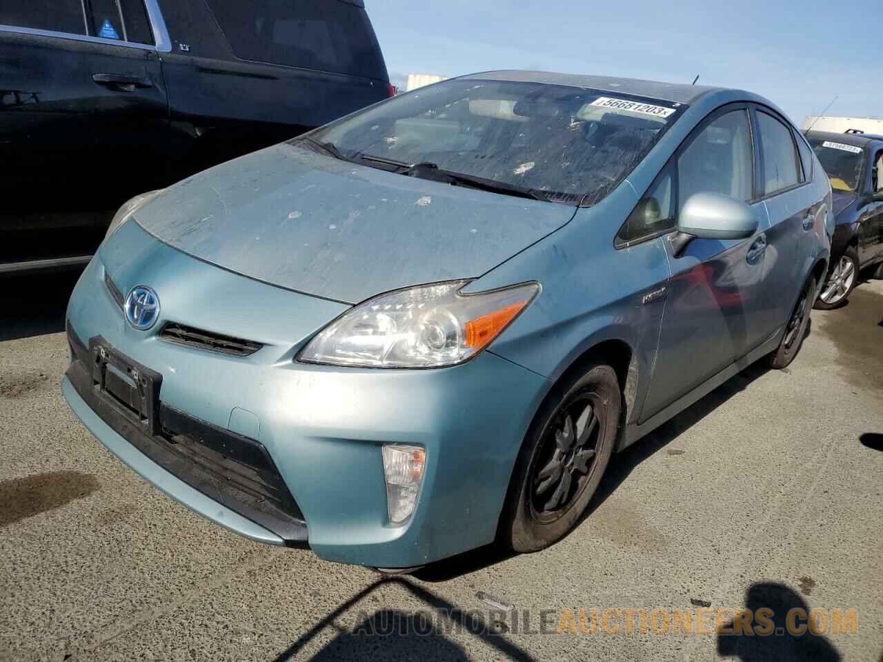 JTDKN3DU0F1955053 TOYOTA PRIUS 2015