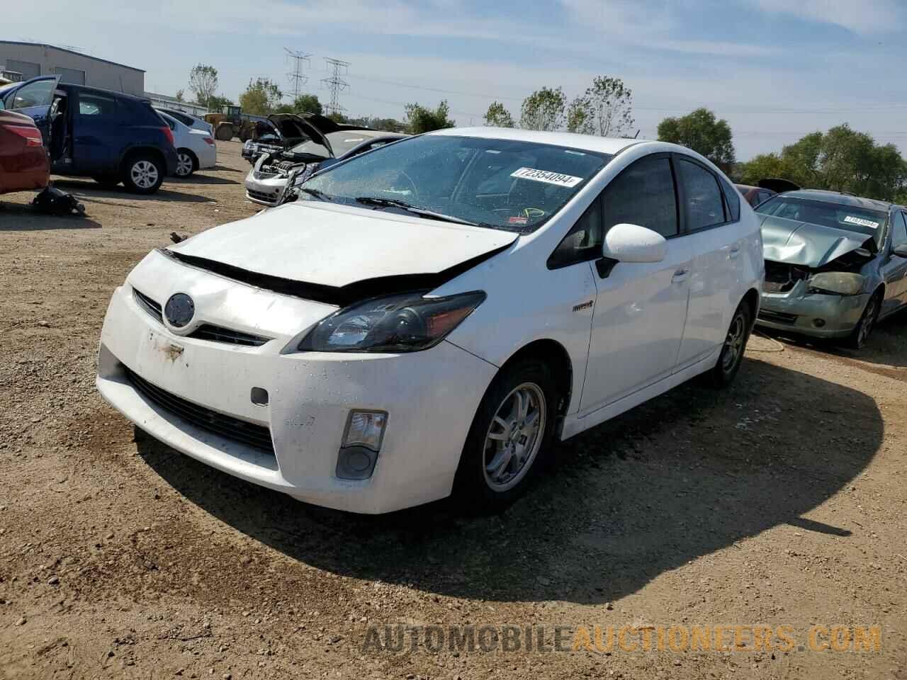 JTDKN3DU1B1382951 TOYOTA PRIUS 2011