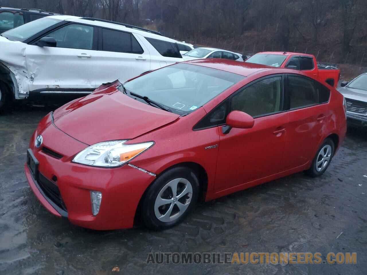 JTDKN3DU1C1549875 TOYOTA PRIUS 2012