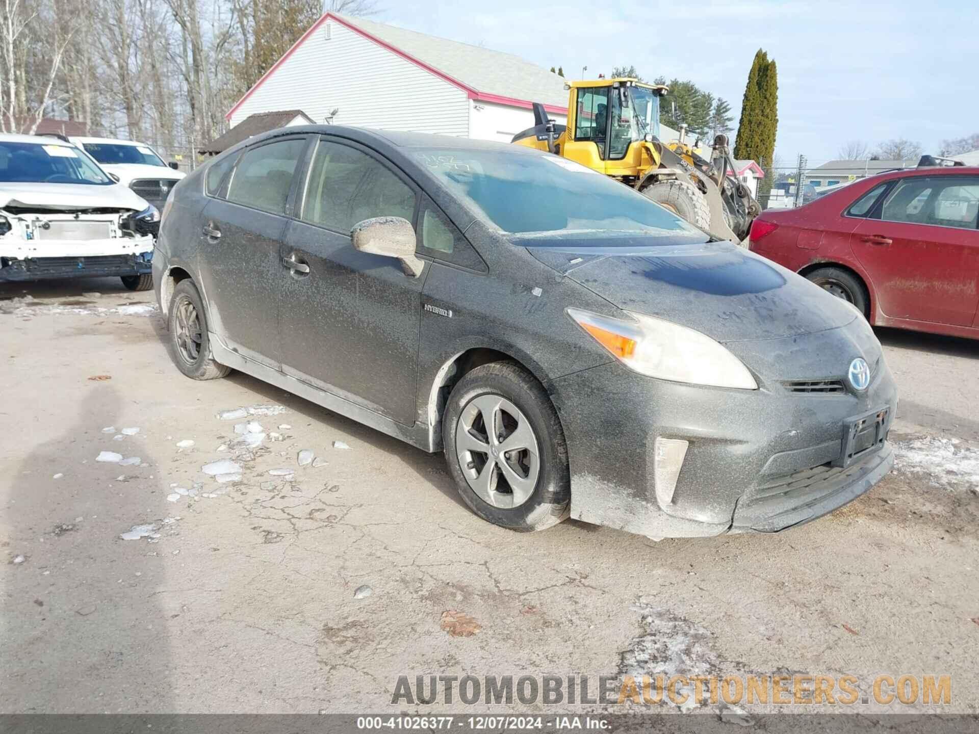 JTDKN3DU1C5462602 TOYOTA PRIUS 2012