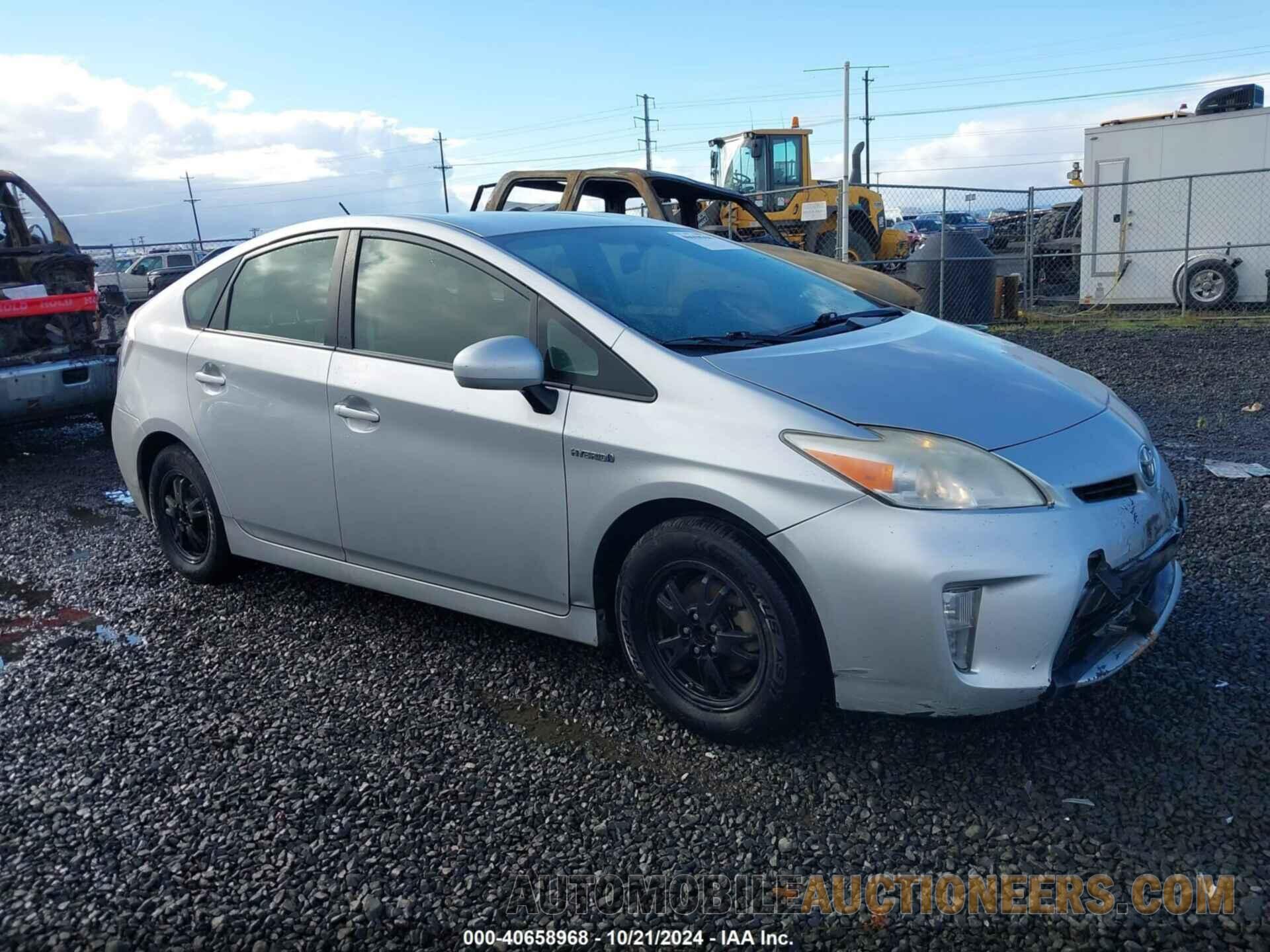 JTDKN3DU1C5475978 TOYOTA PRIUS 2012