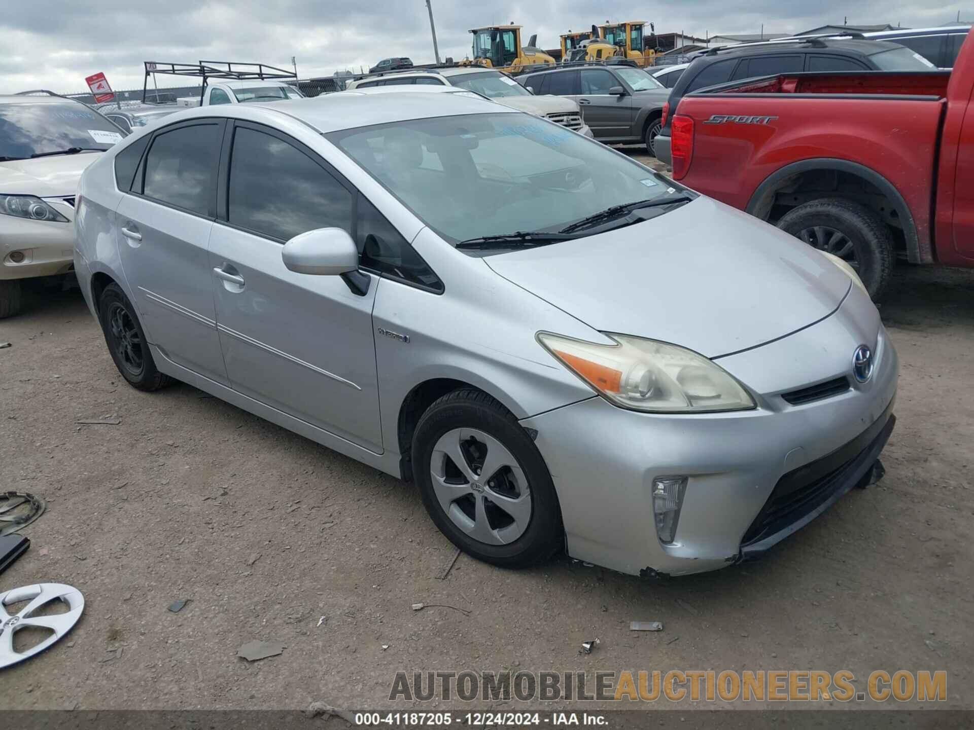 JTDKN3DU1C5509143 TOYOTA PRIUS 2012