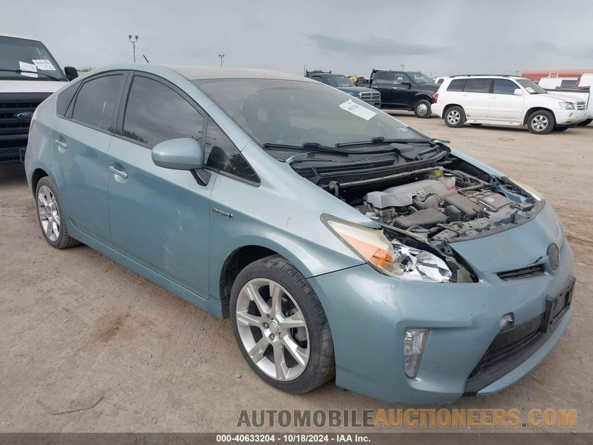 JTDKN3DU1D1721288 TOYOTA PRIUS 2013