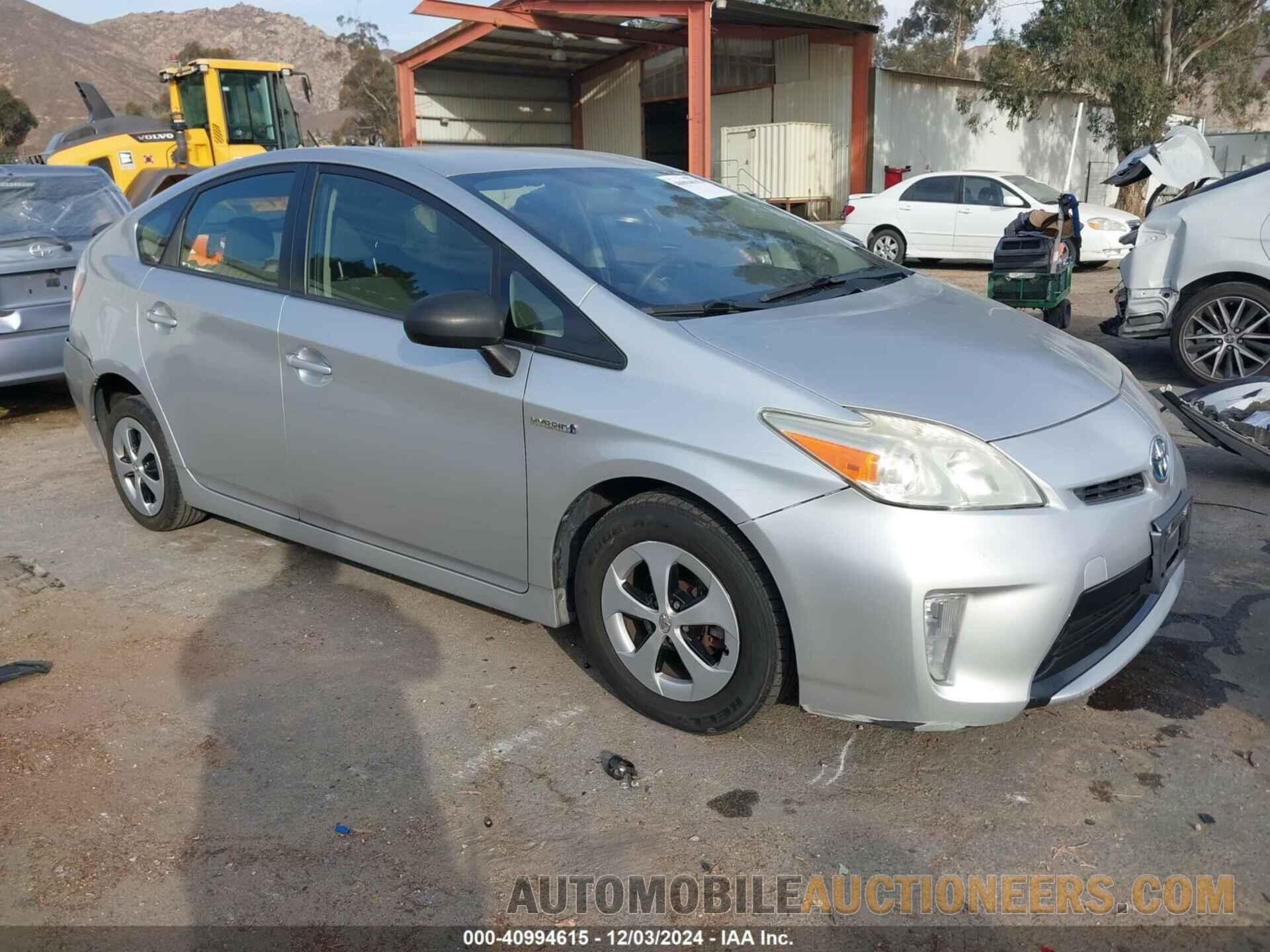 JTDKN3DU1D5598813 TOYOTA PRIUS 2013