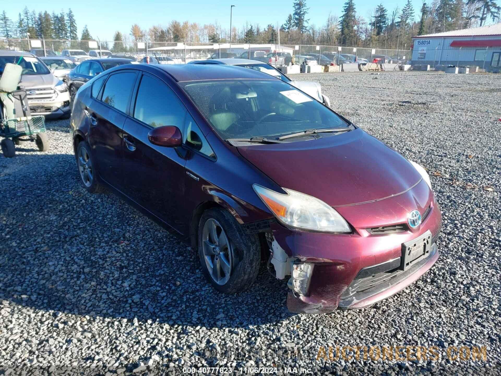 JTDKN3DU1D5604965 TOYOTA PRIUS 2013