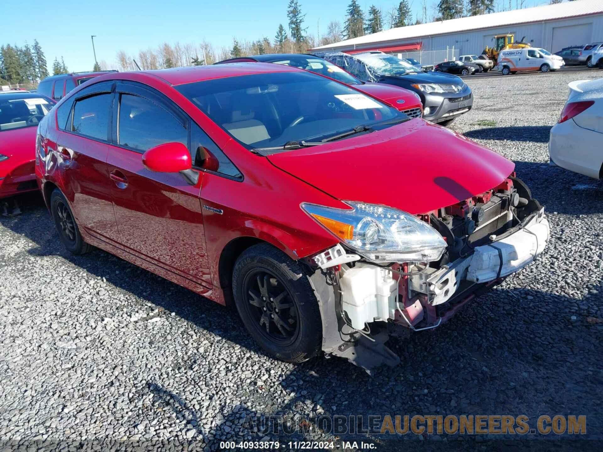 JTDKN3DU1E0360524 TOYOTA PRIUS 2014