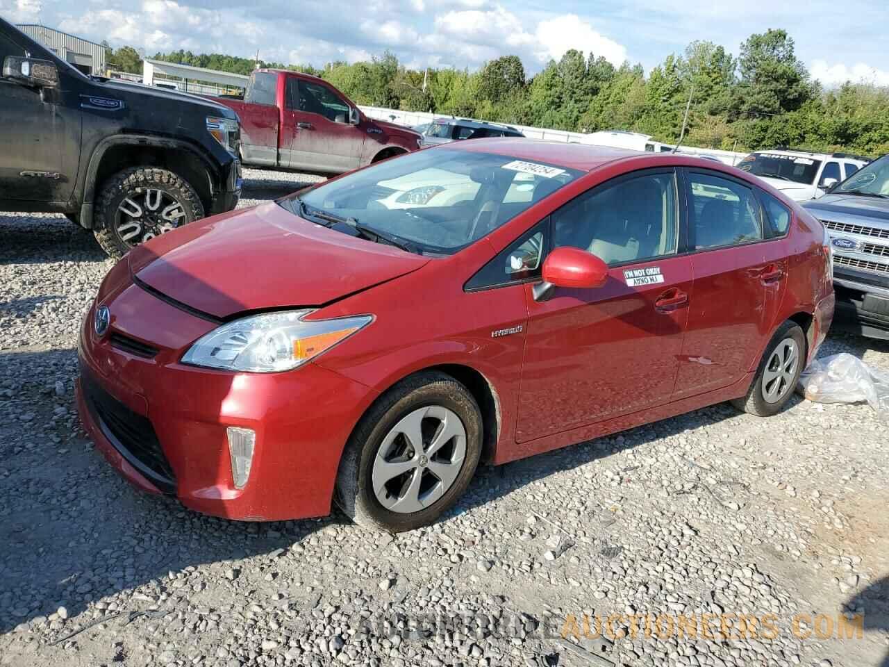 JTDKN3DU1E0362290 TOYOTA PRIUS 2014