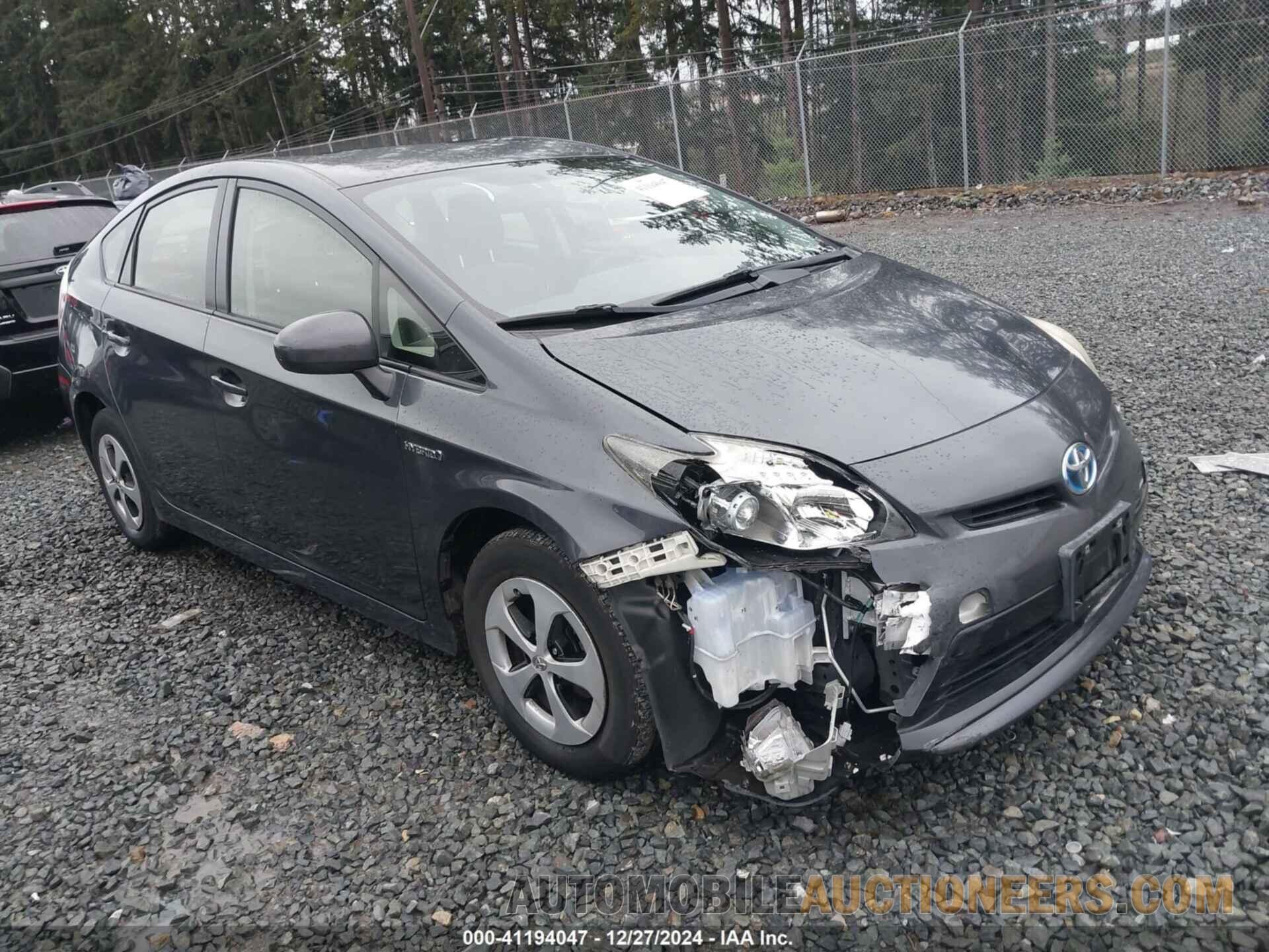 JTDKN3DU1E0368395 TOYOTA PRIUS 2014