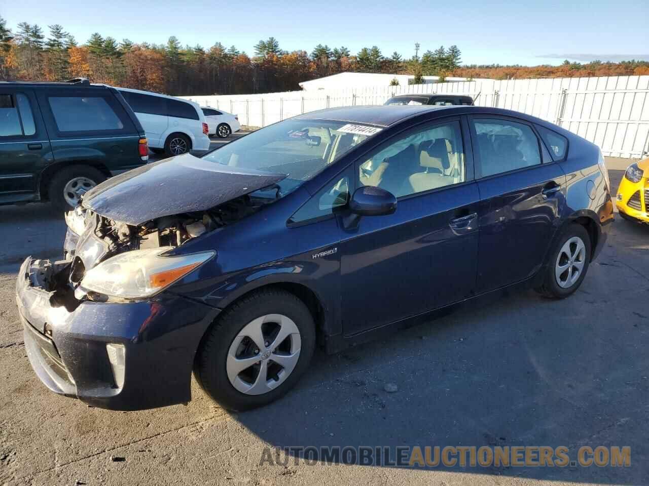 JTDKN3DU1E1735922 TOYOTA PRIUS 2014