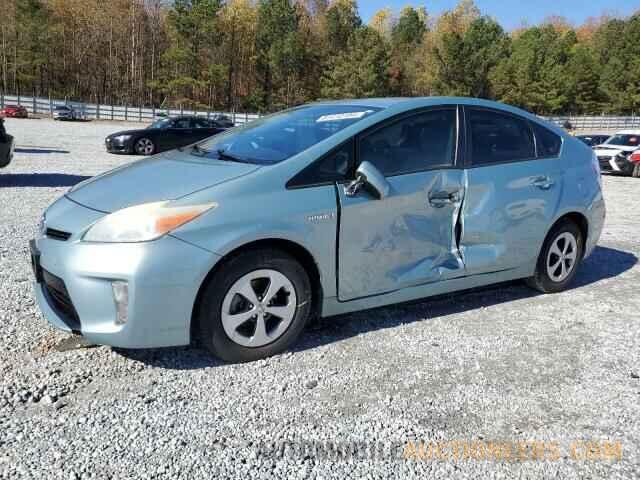 JTDKN3DU1E1741400 TOYOTA PRIUS 2014