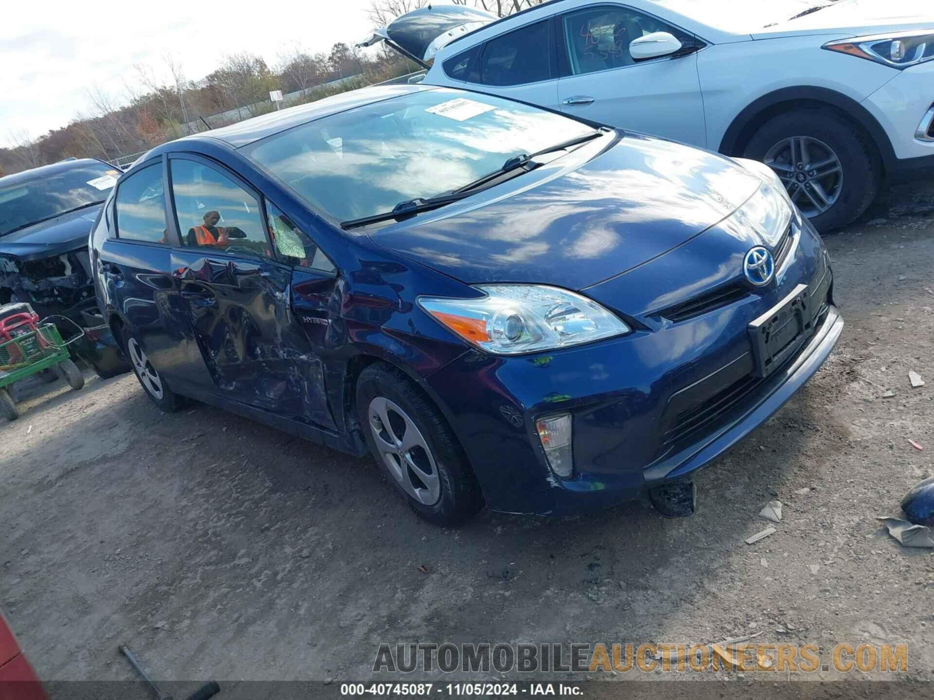 JTDKN3DU1E1834756 TOYOTA PRIUS 2014