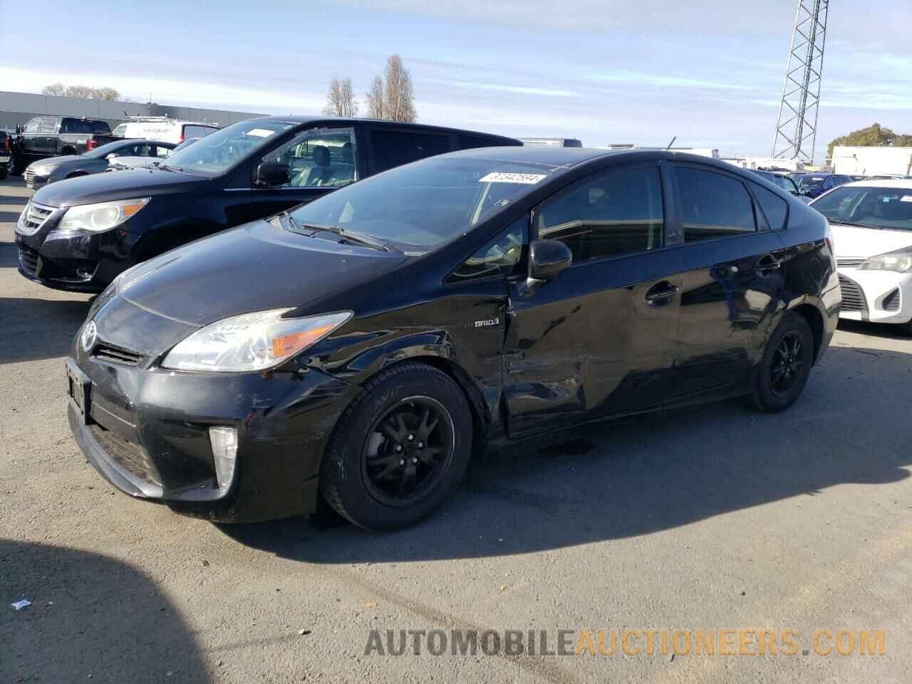 JTDKN3DU1F0425406 TOYOTA PRIUS 2015