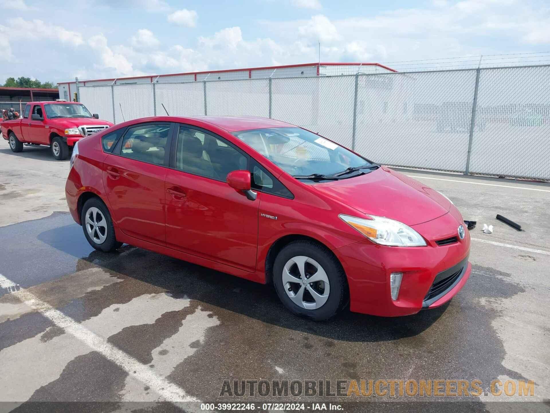 JTDKN3DU1F0431707 TOYOTA PRIUS 2015