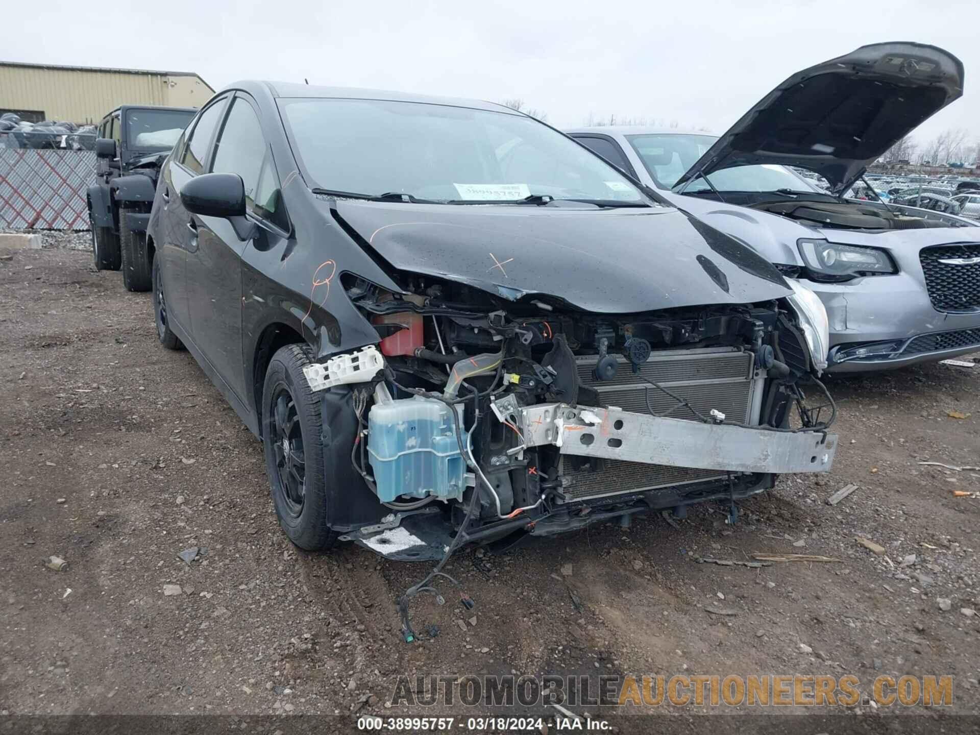 JTDKN3DU1F0440620 TOYOTA PRIUS 2015