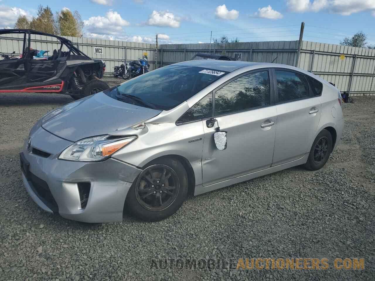 JTDKN3DU1F0456574 TOYOTA PRIUS 2015