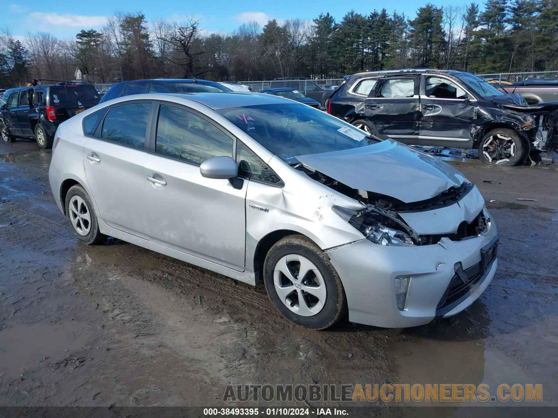 JTDKN3DU1F0462505 TOYOTA PRIUS 2015