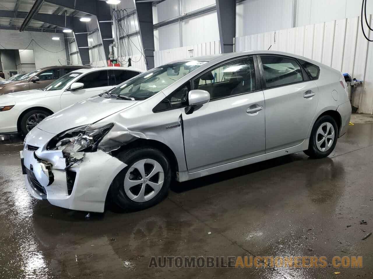 JTDKN3DU1F1878757 TOYOTA PRIUS 2015